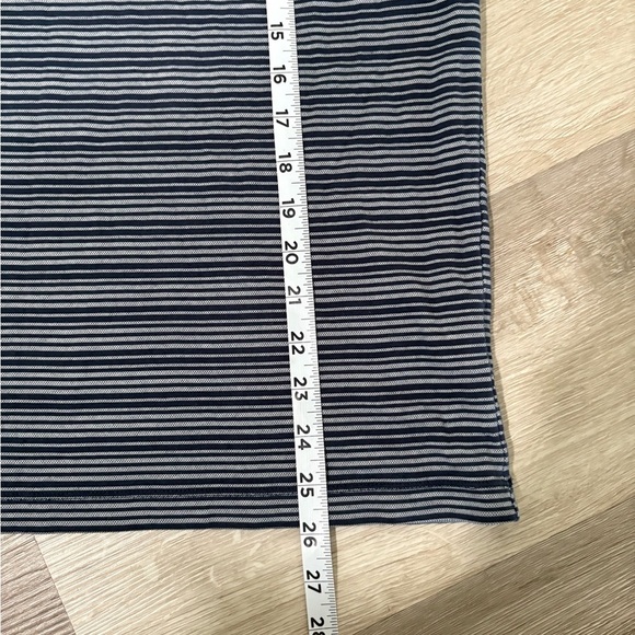 Michael Kors Blue and White Striped Tee - Picture 4 of 7